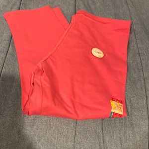 New NWT Faded Glory capris pink XL 14-16